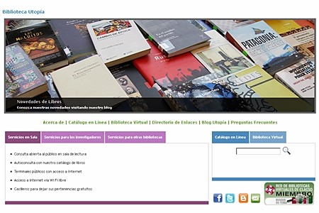 Biblioteca Utopía - Portal de Servicios